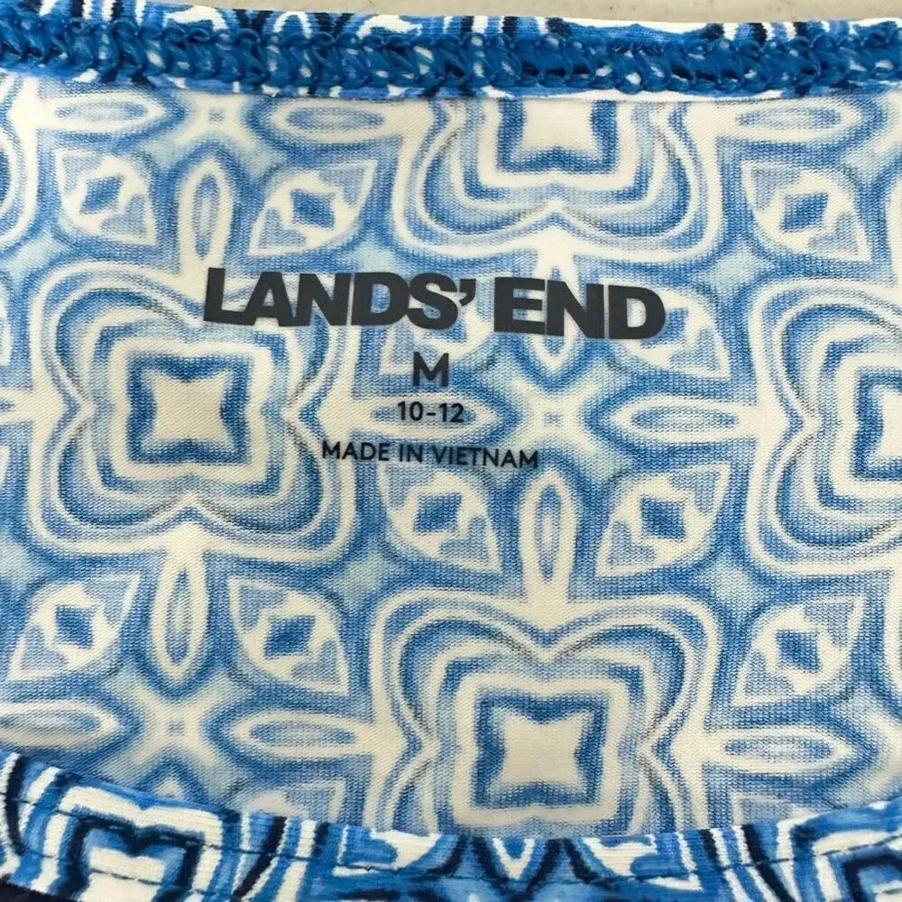 Lands' End Long Sleeve Swim Rash Guard size Medium